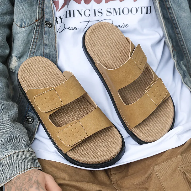 Colorful Creations EVA Cut Out Quiet, Slip Resistant, Odor Resistant Massage Mat Slide Slippers Men's Box-3