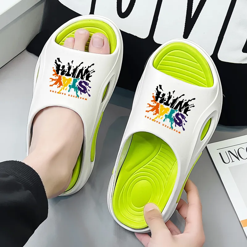 Colorful Creations EVA Cut Out Slip Resistant Abrasion Resistant Odor Resistant Quiet Slide Slippers Unisex-17