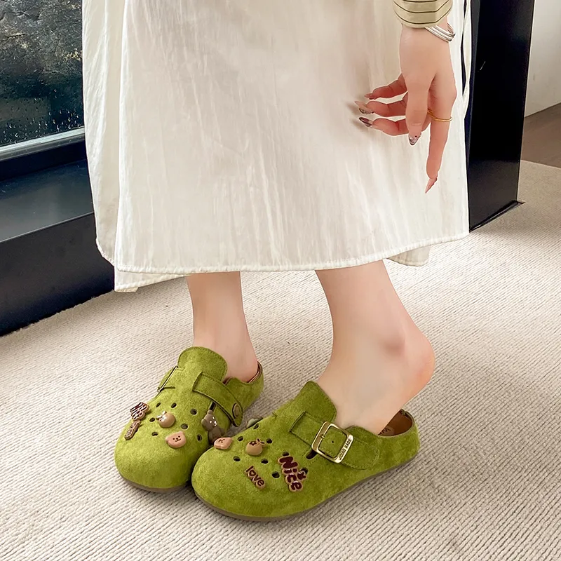 Colorful Creations Stitching Quiet, Odor Resistant, Slip Resistant Closed Toe Slippers Women's-18