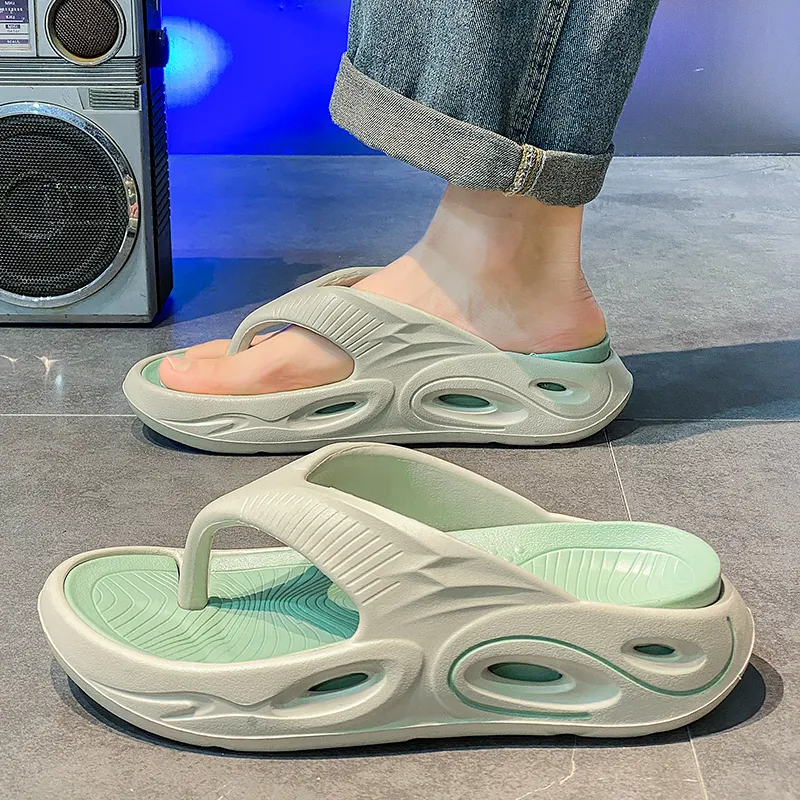 Colorful Creations EVA Cut Out Quiet, Odor Resistant, Slip Resistant Flip Flops Men's-4