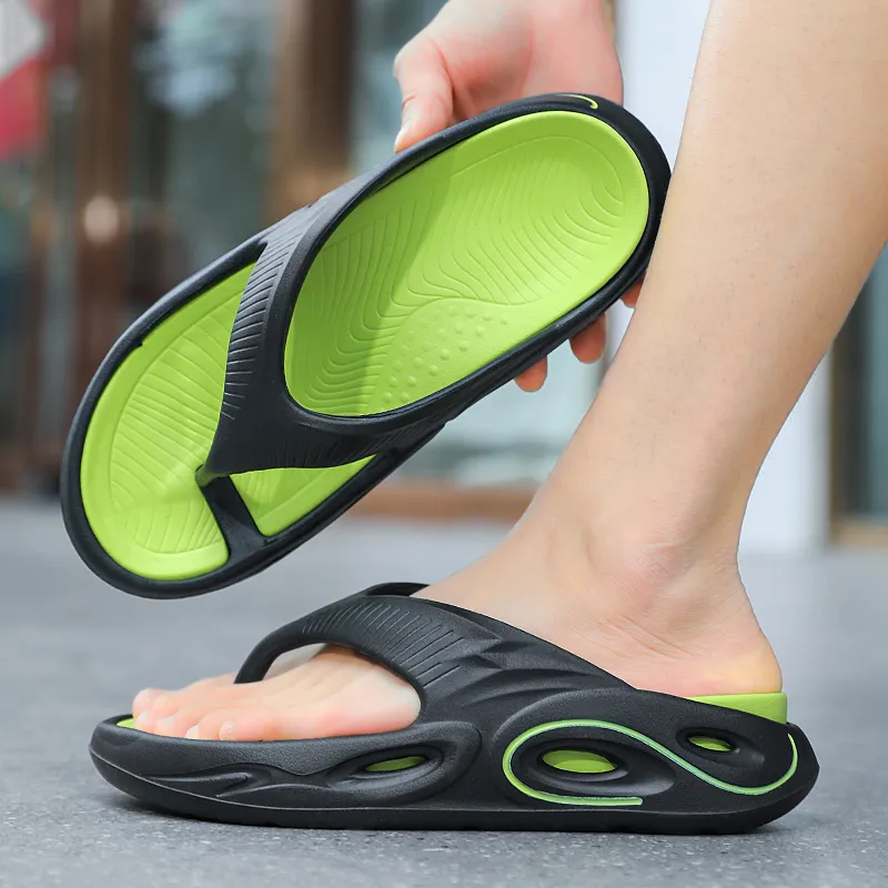 Colorful Creations EVA Cut Out Quiet, Odor Resistant, Slip Resistant Flip Flops Men's-9
