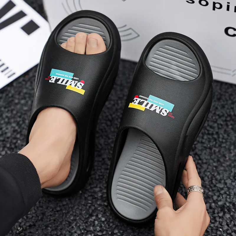 Colorful Creations EVA Slip Resistant Abrasion Resistant Quiet Slide Slippers Men's-5