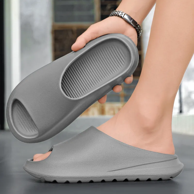 Colorful Creations EVA Cut Out Slip Resistant Abrasion Resistant Odor Resistant Quiet Slide Slippers Men's-8