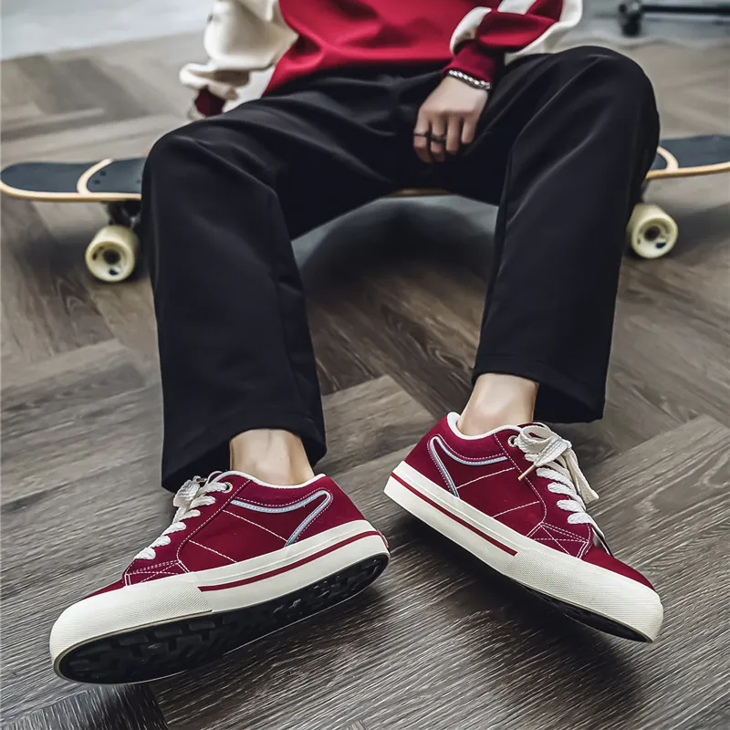 Colorful Creations Slip Resistant, Abrasion Resistant, Breathable, Height Increasing Low Top Skateboard Shoes Men's-14