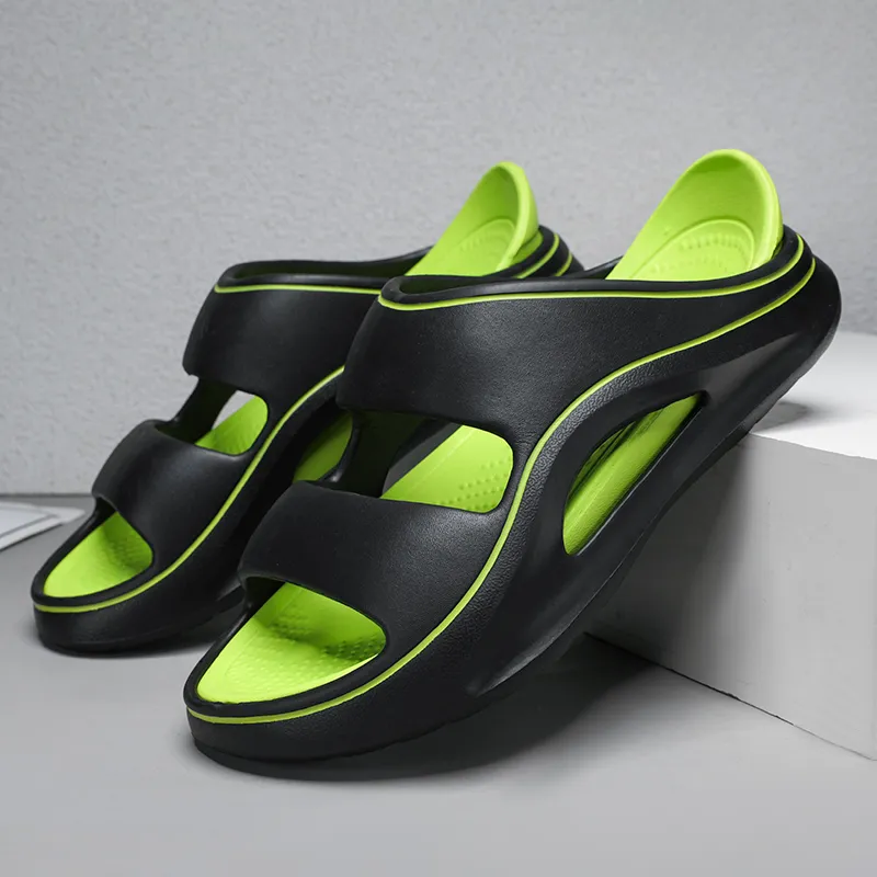 Colorful Creations EVA Cut Out Quiet Slip Resistant Odor Resistant Abrasion Resistant Slide Slippers Men's-8