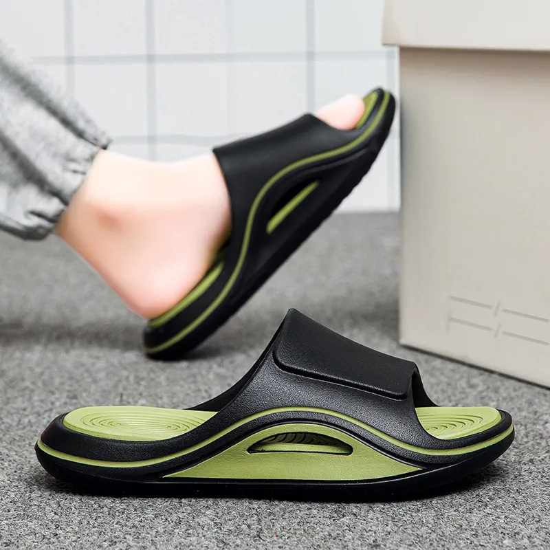 Colorful Creations EVA Massage Slip Resistant Abrasion Resistant Odor Resistant Quiet Slide Slippers Men's-11