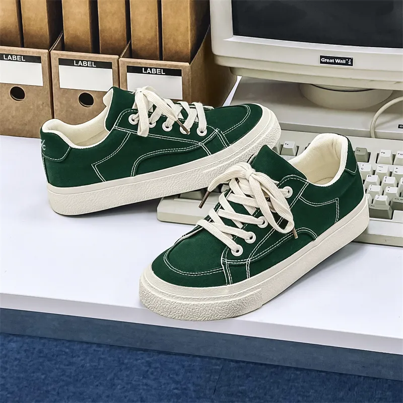 Colorful Creations Wear resistant, Lightweight, Breathable, And Non slip. Low Top Canvas Shoes Men's-12