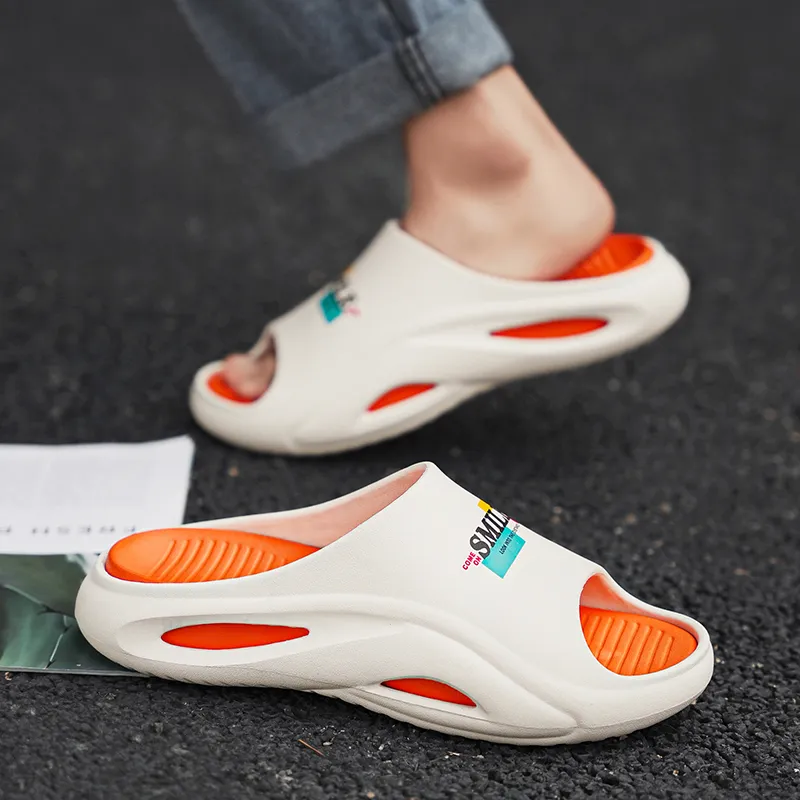 Colorful Creations EVA Slip Resistant Abrasion Resistant Quiet Slide Slippers Men's-16