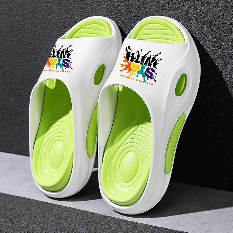 Colorful Creations EVA Cut Out Slip Resistant Abrasion Resistant Odor Resistant Quiet Slide Slippers Unisex-15