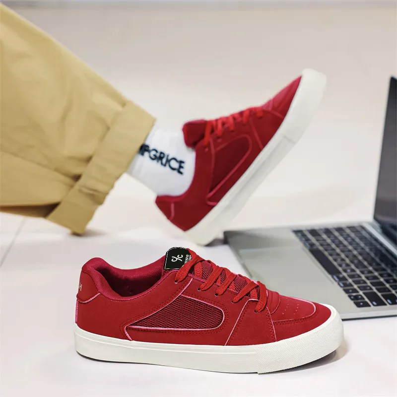 Colorful Creations Slip Resistant Cushioning Abrasion Resistant Breathable Low Top Skateboard Shoes Men's-23