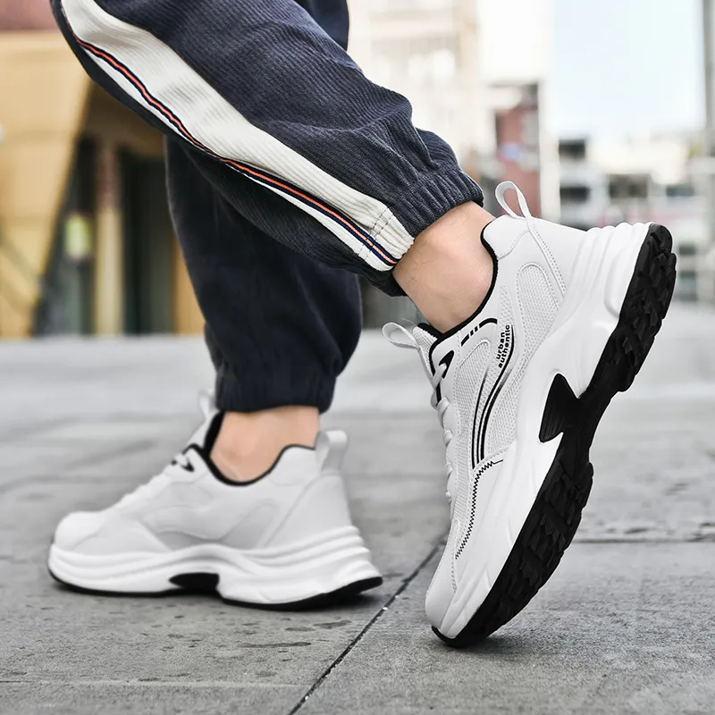 Colorful Creations Coverage Height Increasing Abrasion Resistant Breathable Slip Resistant Low Top Casual Shoes Men's-3