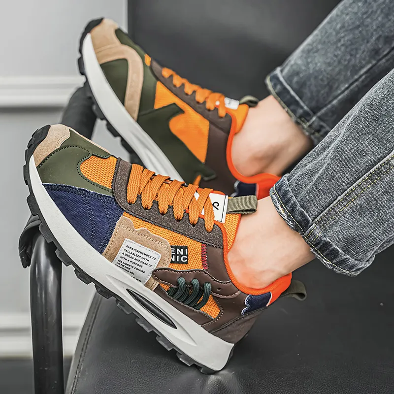 Colorful Creations Slip Resistant, Breathable, Lightweight, Height Increasing Low Top Casual Shoes Men's-3
