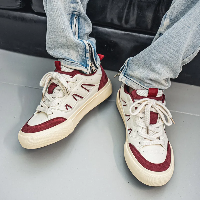 Colorful Creations Slip Resistant, Abrasion Resistant, Lightweight, Breathable Low Top Skateboard Shoes Men's Box-3