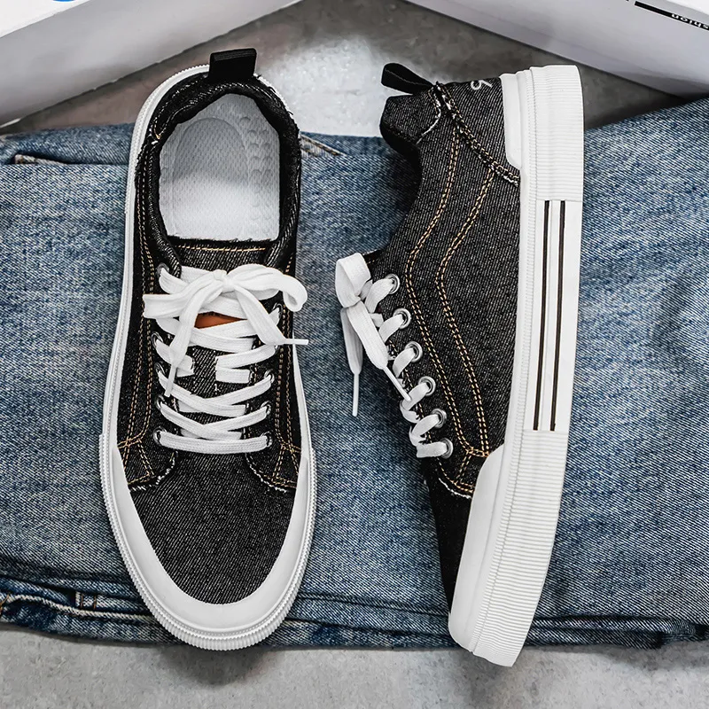 Colorful Creations Height Increasing, Abrasion Resistant, Lightweight, And Breathable Low Top Canvas Shoes Men's Box-4