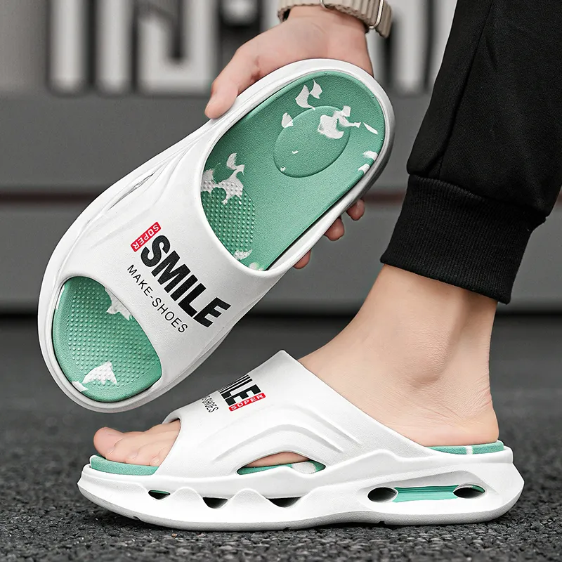 Colorful Creations EVA Cut Out Slip Resistant Abrasion Resistant Odor Resistant Quiet Slide Slippers Unisex-15