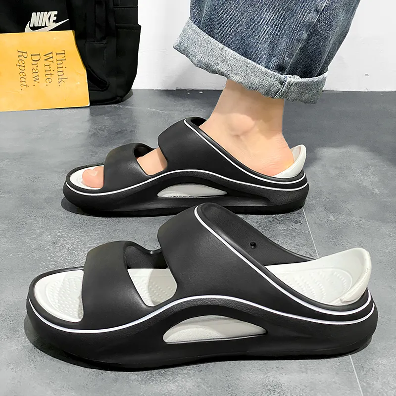 Colorful Creations EVA Cut Out Quiet Slip Resistant Odor Resistant Abrasion Resistant Slide Slippers Men's-4