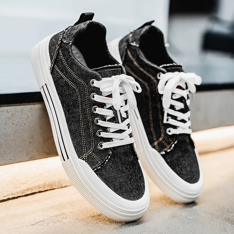 Colorful Creations Height Increasing, Abrasion Resistant, Lightweight, And Breathable Low Top Canvas Shoes Men's Box-3