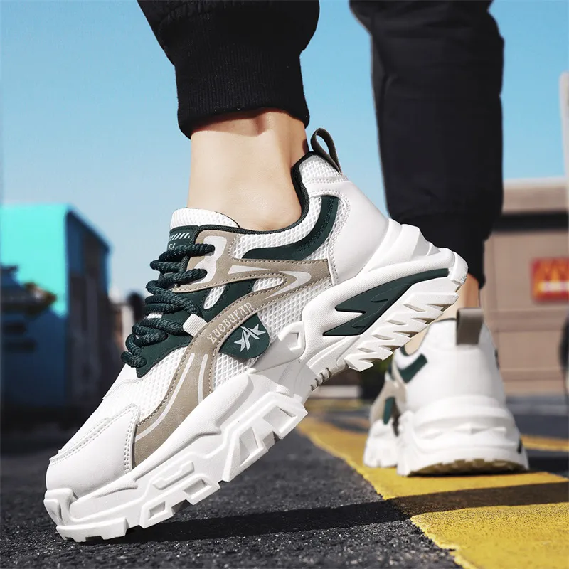 Colorful Creations Height Increasing Abrasion Resistant Lightweight Slip Resistant Low Top Chunky Sneakers Men's-10