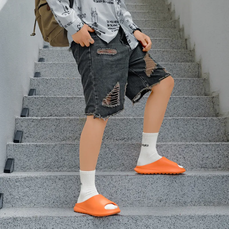 Colorful Creations EVA Cut Out Slip Resistant Abrasion Resistant Odor Resistant Quiet Slide Slippers Men's-29