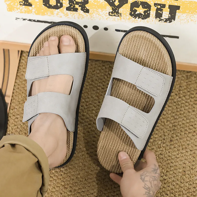 Colorful Creations EVA Cut Out Quiet, Slip Resistant, Odor Resistant Massage Mat Slide Slippers Men's Box-11