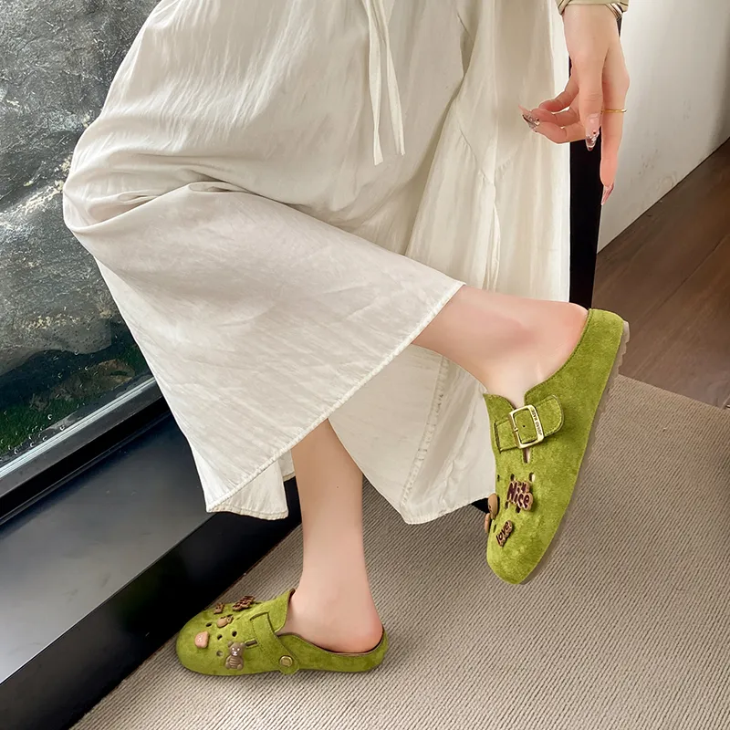 Colorful Creations Stitching Quiet, Odor Resistant, Slip Resistant Closed Toe Slippers Women's-16