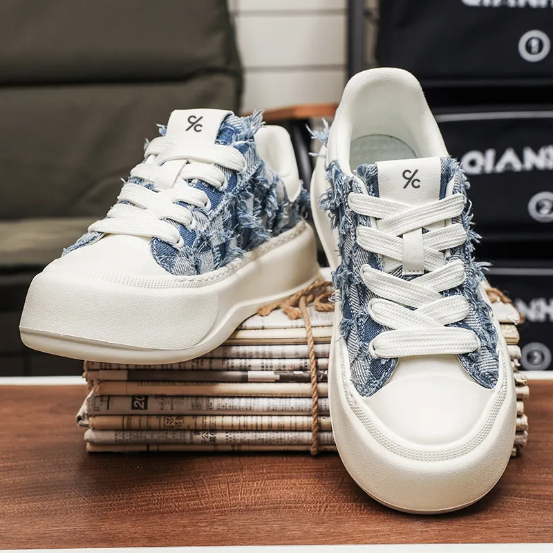 Colorful Creations Slip Resistant, Breathable, Lightweight, Height Increasing Low Top Casual Shoes Men's-3