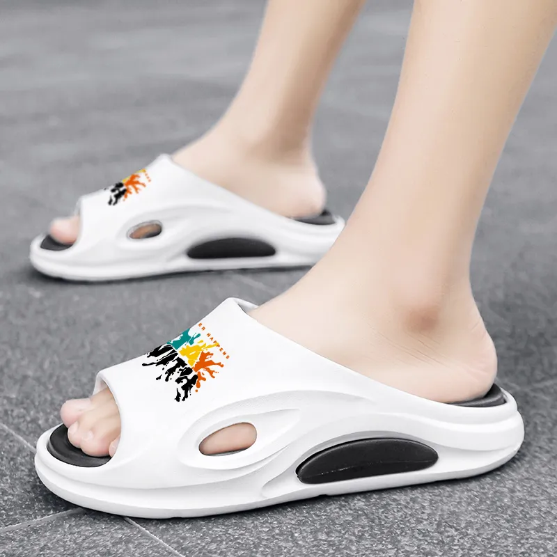 Colorful Creations EVA Cut Out Slip Resistant Abrasion Resistant Odor Resistant Quiet Slide Slippers Unisex-22