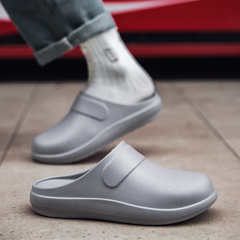Colorful Creations EVA Cut Out Quiet Odor Resistant Abrasion Resistant Slip Resistant Closed Toe Slippers Men's Box-11