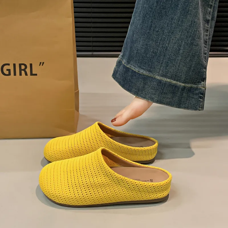 Colorful Creations Stitching Quiet, Odor Resistant, Slip Resistant Closed Toe Slippers Women's Box-19