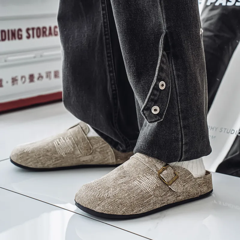 Colorful Creations EVA Stitching Quiet Odor Resistant Abrasion Resistant Slip Resistant Closed Toe Slippers Men's-14