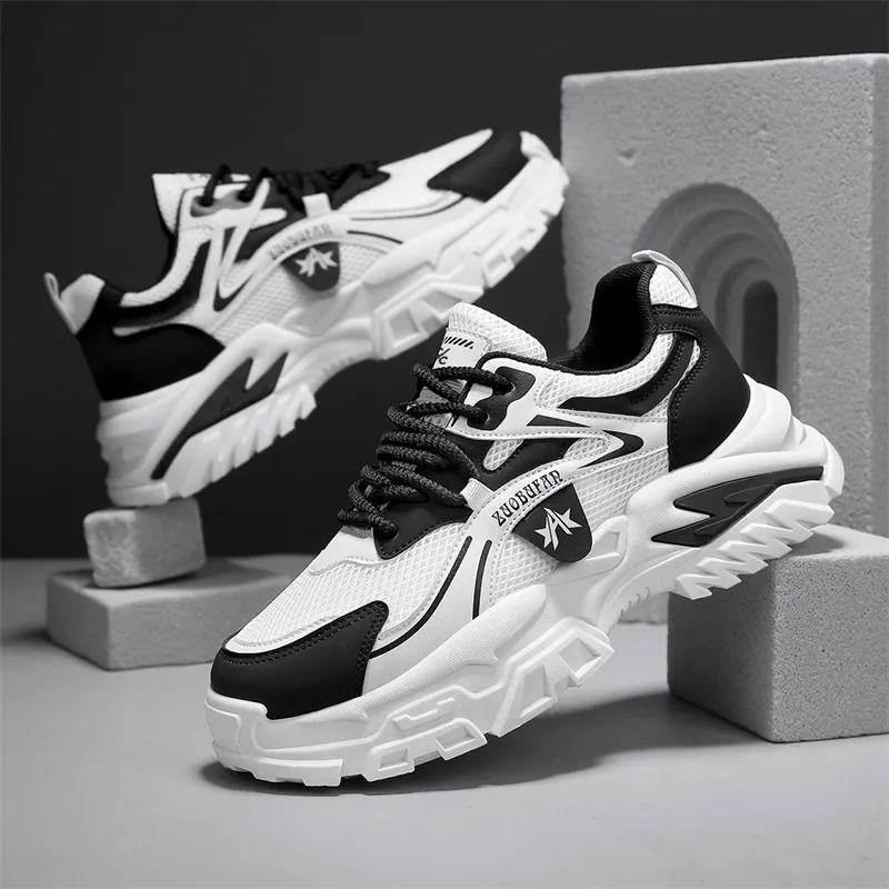 Colorful Creations Height Increasing Abrasion Resistant Lightweight Slip Resistant Low Top Chunky Sneakers Men's-14