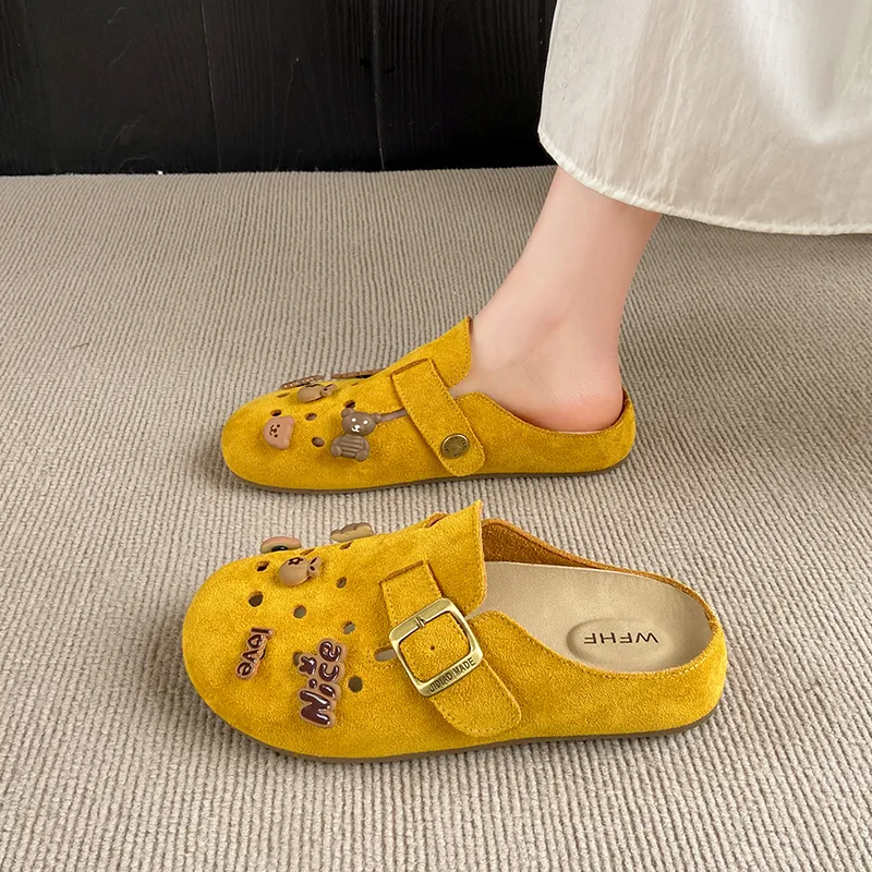 Colorful Creations Stitching Quiet, Odor Resistant, Slip Resistant Closed Toe Slippers Women's-11