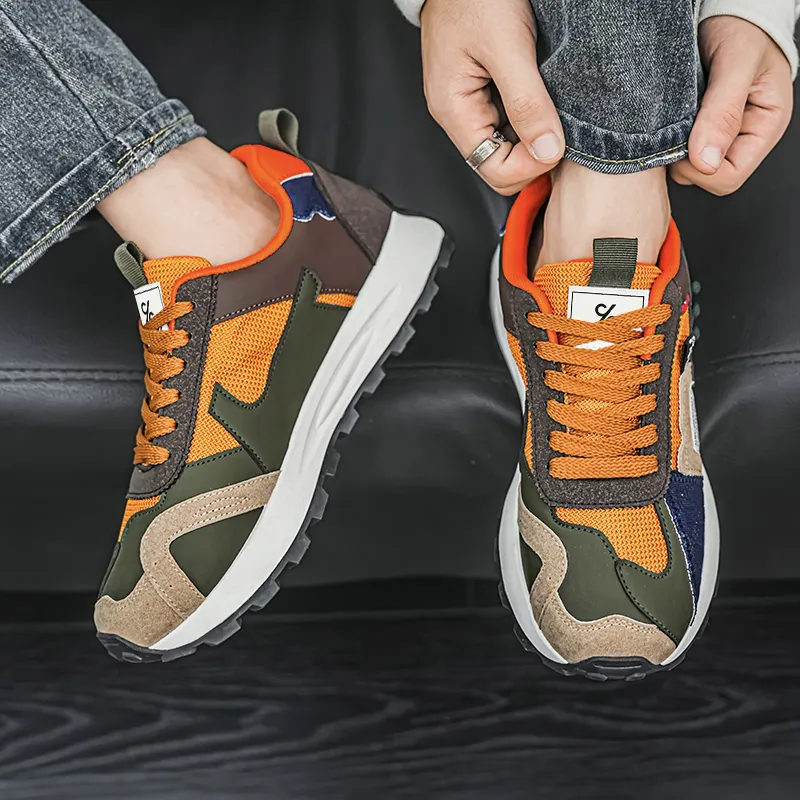Colorful Creations Slip Resistant, Breathable, Lightweight, Height Increasing Low Top Casual Shoes Men's-4