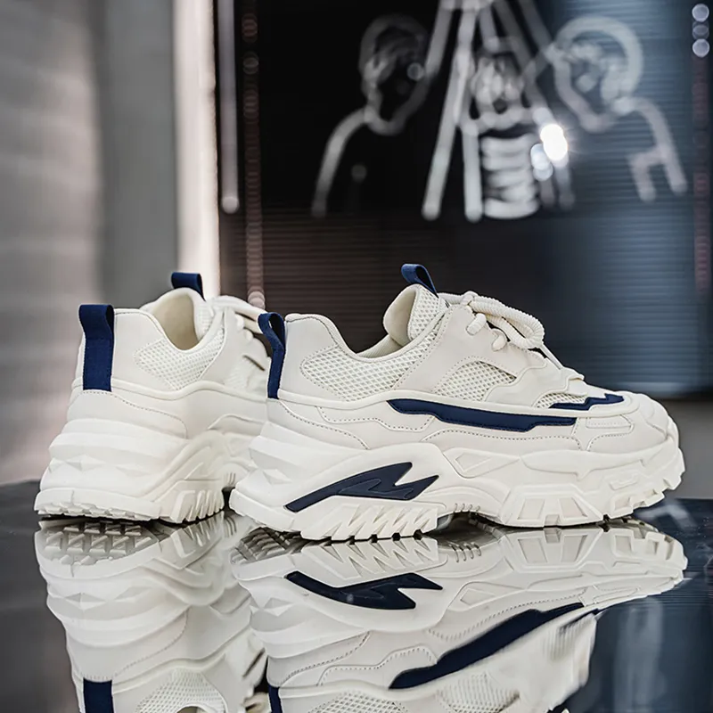 Colorful Creations Height Increasing Abrasion Resistant Lightweight Slip Resistant Low Top Chunky Sneakers Men's-9
