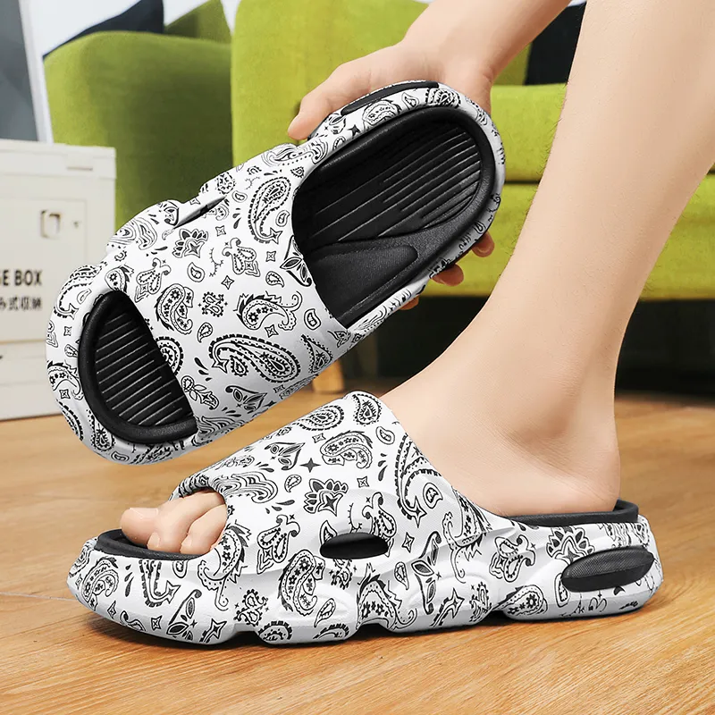 Colorful Creations EVA Cut Out Quiet Slip Resistant Odor Resistant Abrasion Resistant Slide Slippers Unisex-11