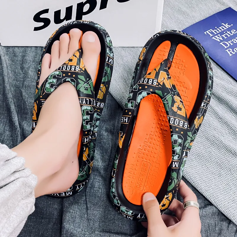 Colorful Creations EVA Quiet Odor Resistant Abrasion Resistant Slip Resistant Flip Flops Unisex Box-18