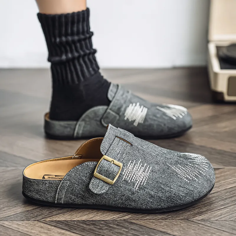 Colorful Creations EVA Stitching Quiet Odor Resistant Abrasion Resistant Slip Resistant Closed Toe Slippers Men's-11