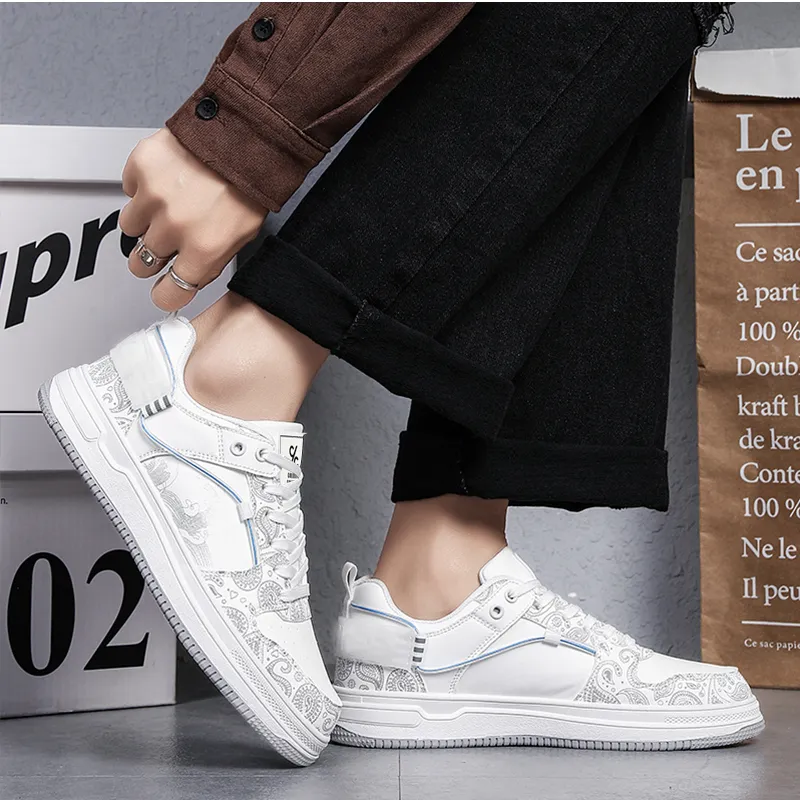 Colorful Creations Height Increasing Abrasion Resistant Breathable Slip Resistant Low Top Skateboard Shoes Men's Box-9