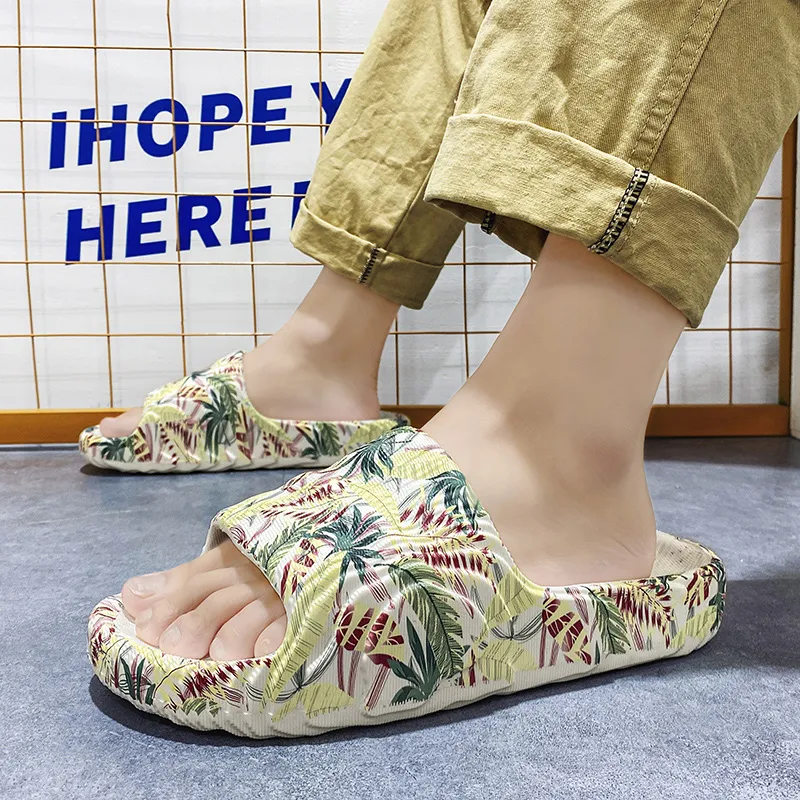 Colorful Creations EVA Slip Resistant Abrasion Resistant Odor Resistant Quiet Slide Slippers Men's-16