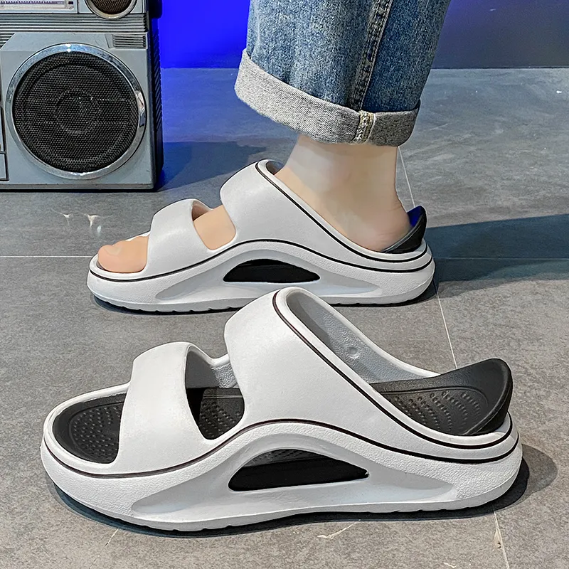Colorful Creations EVA Cut Out Quiet Slip Resistant Odor Resistant Abrasion Resistant Slide Slippers Men's-14