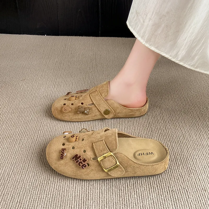 Colorful Creations Stitching Quiet, Odor Resistant, Slip Resistant Closed Toe Slippers Women's-2
