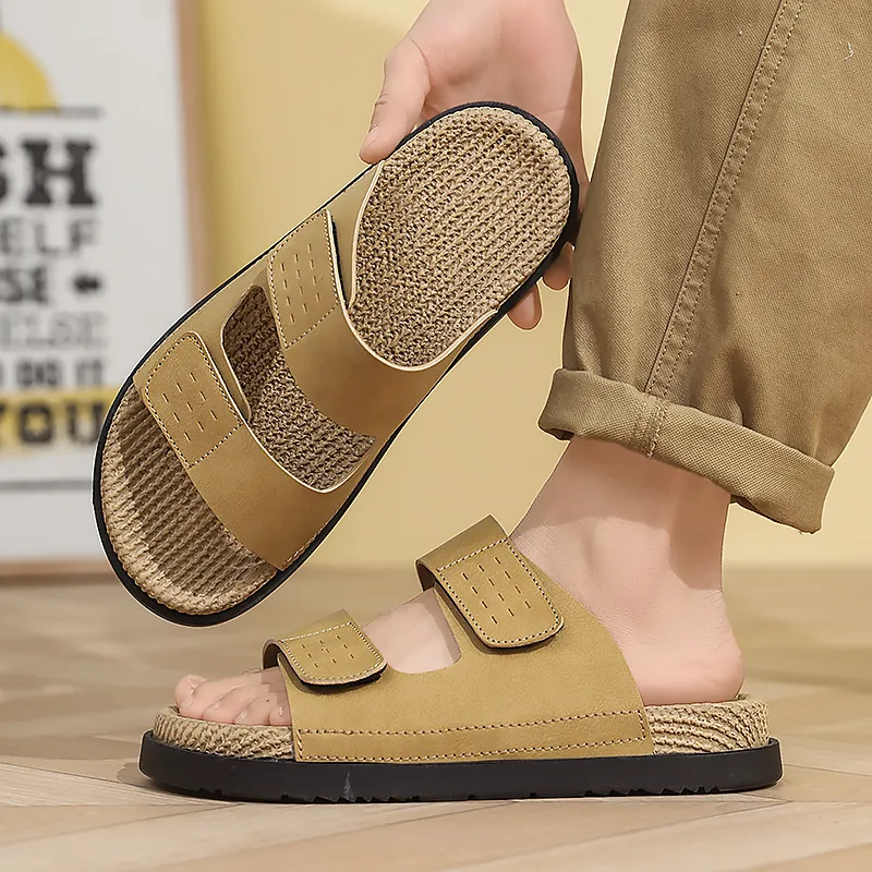 Colorful Creations EVA Cut Out Quiet, Slip Resistant, Odor Resistant Massage Mat Slide Slippers Men's Box-5