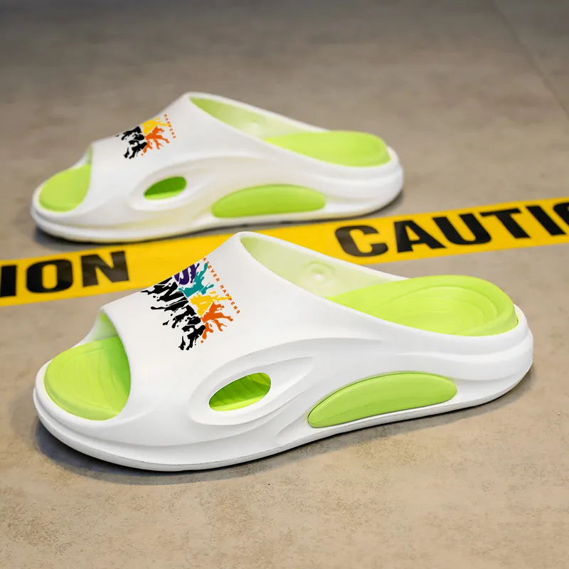 Colorful Creations EVA Cut Out Slip Resistant Abrasion Resistant Odor Resistant Quiet Slide Slippers Unisex-16
