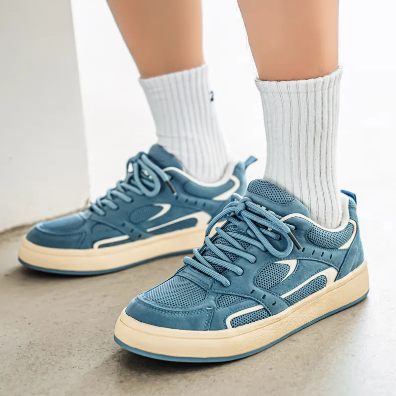 Colorful Creations Slip Resistant, Abrasion Resistant, Breathable, Height Increasing Low Top Skateboard Shoes Men's-5