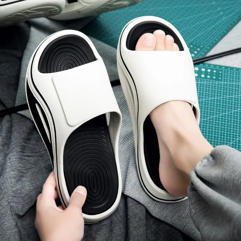 Colorful Creations EVA Massage Slip Resistant Abrasion Resistant Odor Resistant Quiet Slide Slippers Men's-17