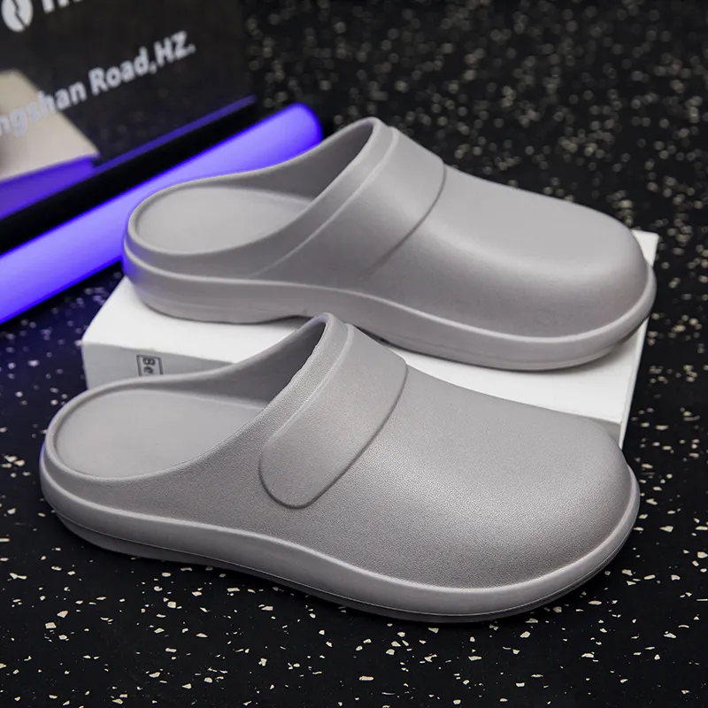 Colorful Creations EVA Cut Out Quiet Odor Resistant Abrasion Resistant Slip Resistant Closed Toe Slippers Men's Box-8