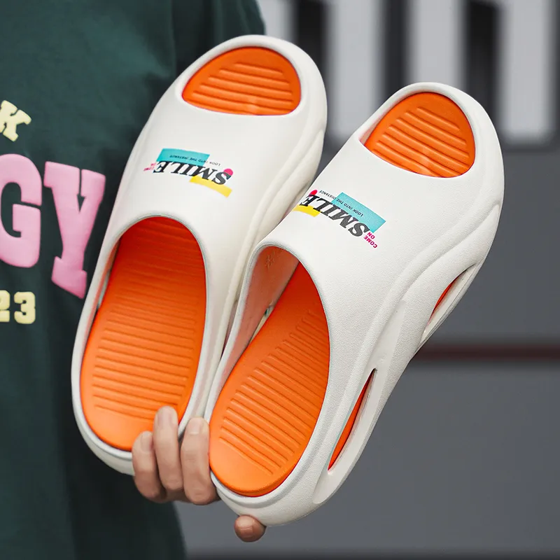 Colorful Creations EVA Slip Resistant Abrasion Resistant Quiet Slide Slippers Men's-17