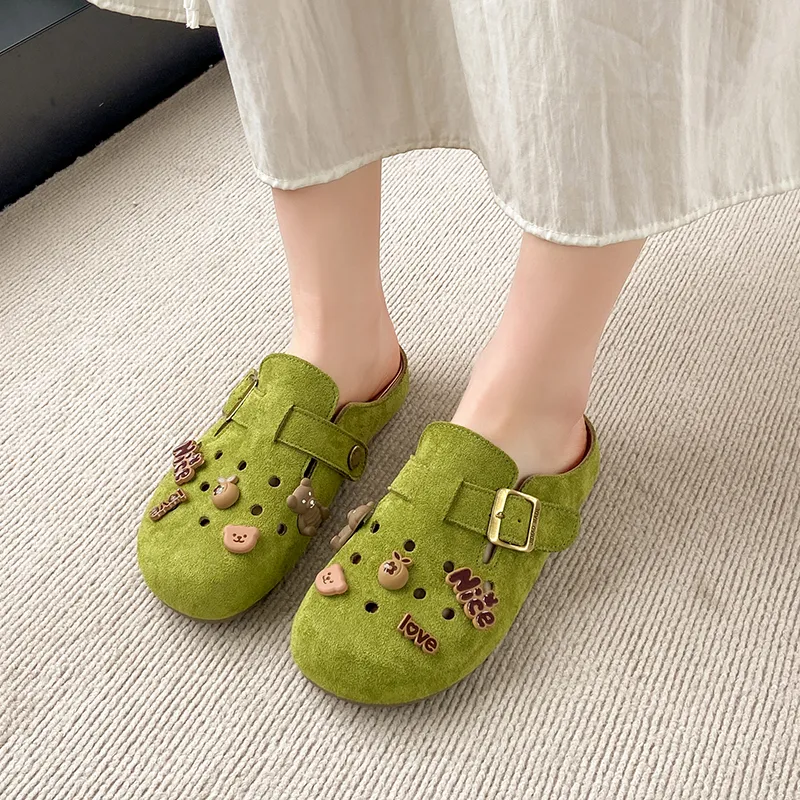 Colorful Creations Stitching Quiet, Odor Resistant, Slip Resistant Closed Toe Slippers Women's-17