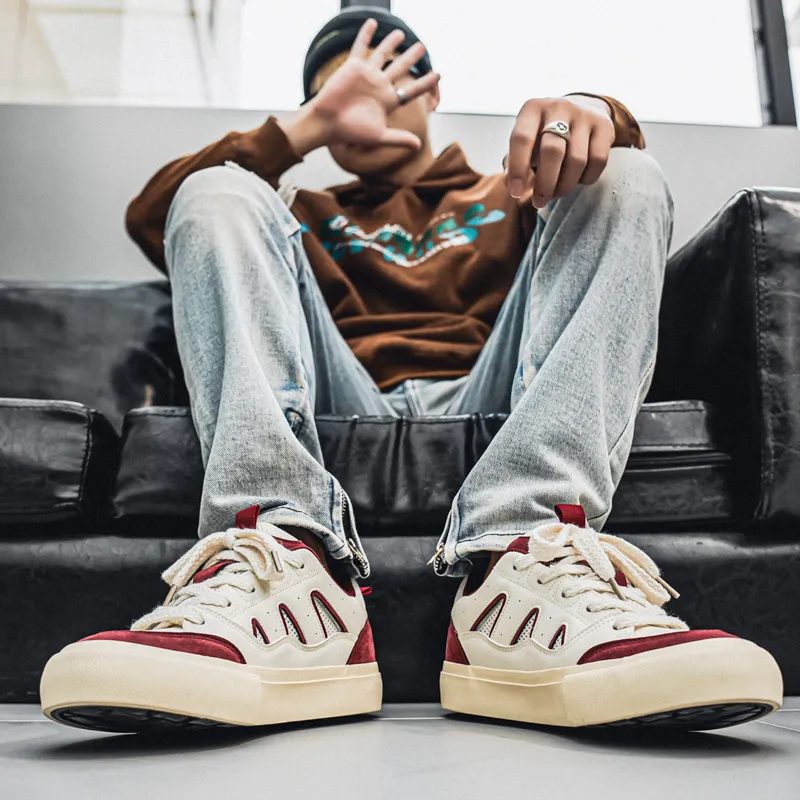 Colorful Creations Slip Resistant, Abrasion Resistant, Lightweight, Breathable Low Top Skateboard Shoes Men's Box-2