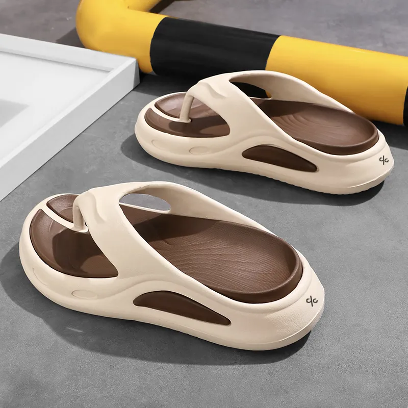 Colorful Creations Quiet Abrasion Resistant Slip Resistant Flip Flops Men's Box-14